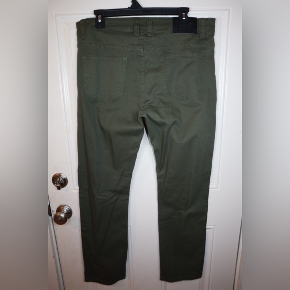 Victorious Brand Mens Jeans Green 36x30 - Picture 3 of 4
